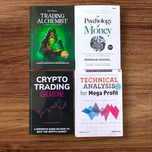 Paket 4 Buku Trading Alchemist - The Psychology Of Money - Crypto Trading Guide - Technical Analysis For Mega Profit ( Isi 4 Buku )