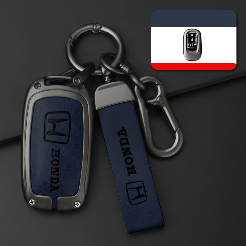 Zinc Alloy Car Remote Key Case Cover Shell For Honda Civic 2022 2/3/4/5 Buttons Protector Holder Fob Keyless Car Accessories 5