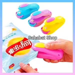 ALAT PRESS PEREKAT PLASTIK / MINI HAND SEALER ELEKTRIK PEREKAT PLASTIK MAKANAN SNACK