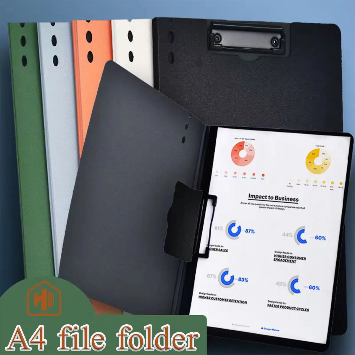 Signing File Folder Clipboard A4 Paper Creative Signing File Folder Clip Board Folder ...