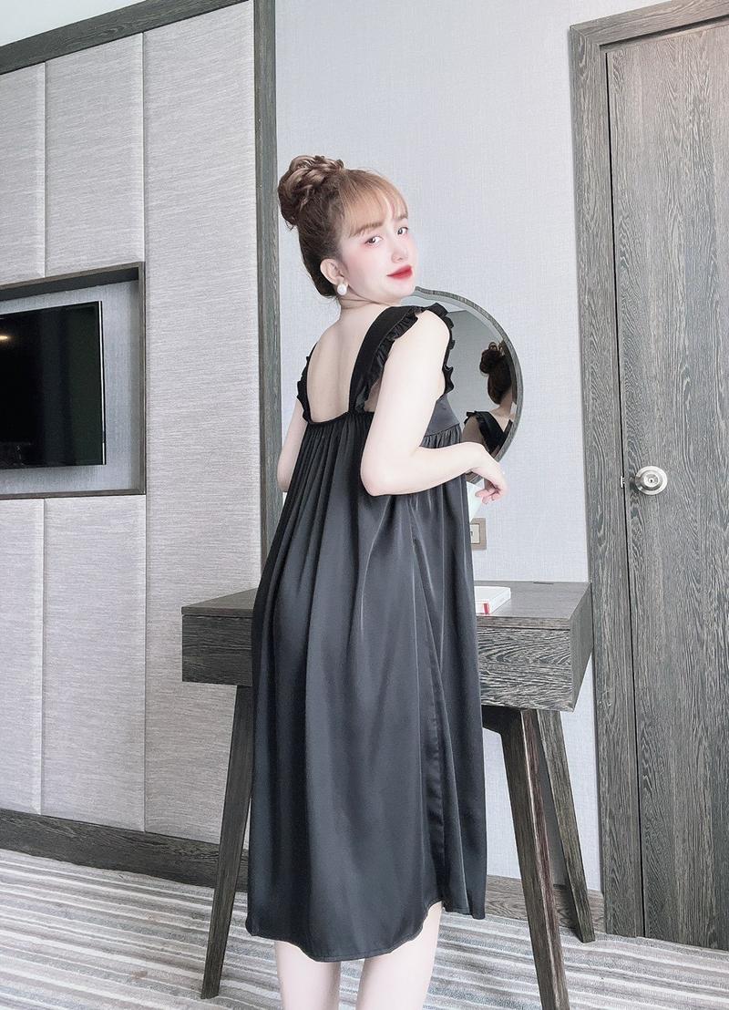 Product Introduction of Đầm tiểu thư nơ kèm quần lụa latin 40-65kg 025 4