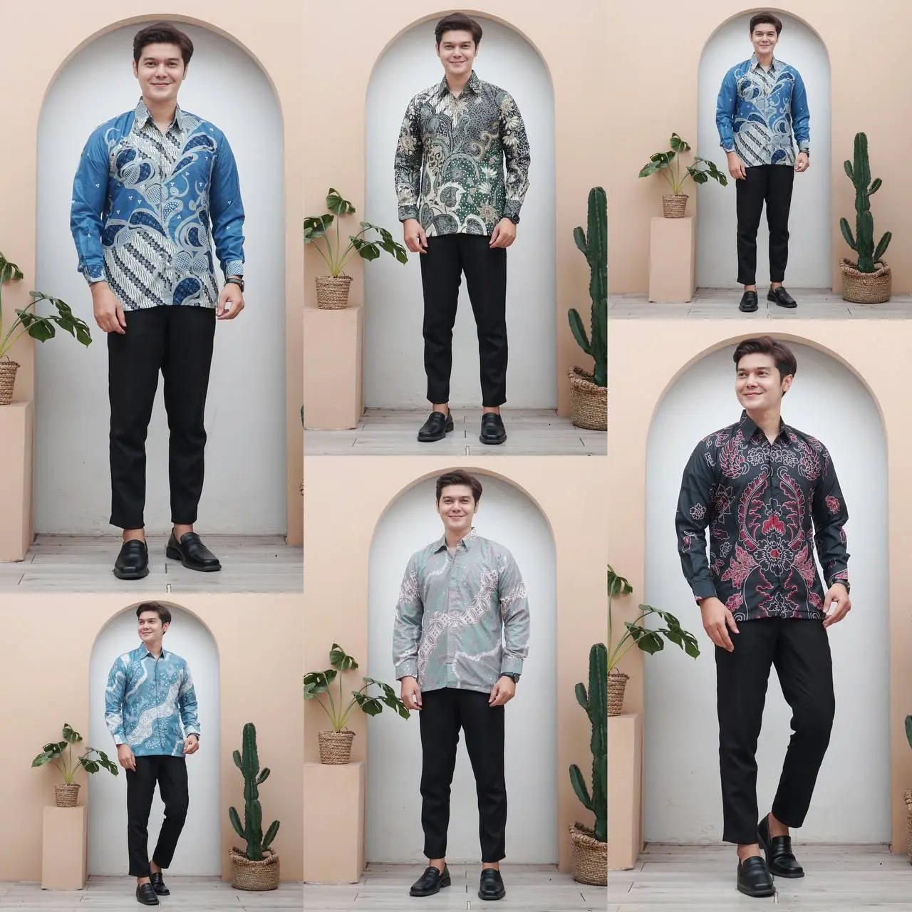 Lakshmi Batik - Kemeja Batik Pria Lapis Furing Modern Lengan Panjang Premium Casual Modis Trendy Masa Kini Baju Katun