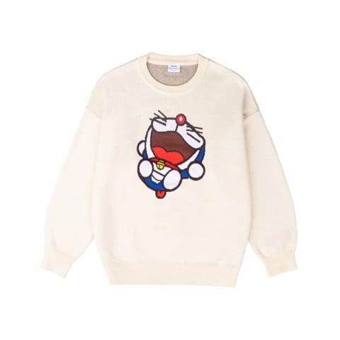 Áo Sweater Len Levents Doraemon/ Cream