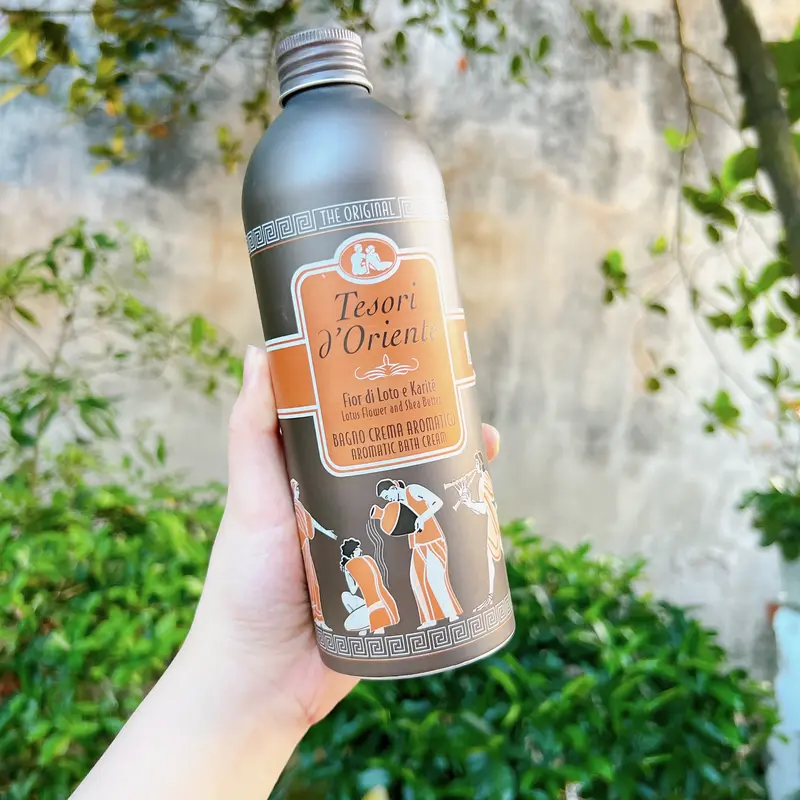 (Tặng vòi) Sữa tắm nước hoa Tesori Hương Sen Lưu Hương Lâu 500ml 3