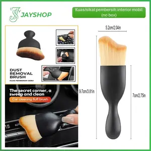 Sikat Pembersih Interior Mobil Kuas Nilon Gagang Alat Pembersih Debu Interior Mobil Brush Mini Nylon Multifungsi
