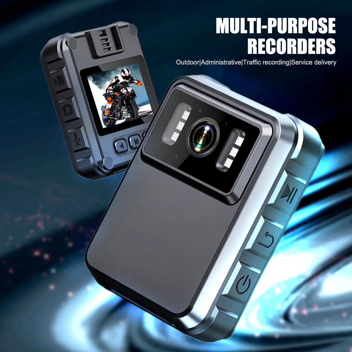 4K 1080P Audio Video DVR IR Night Cam WIFI HD Camcorder Mini Police Body Camera Screen Automatic