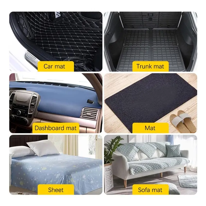 Băng Dính Keo Keo Velcro Dính Mạnh, Băng Dính Keo Không để lại dấu vết Hai Mặt Cho Xe Hơi, Tự Dính, Tấm Che Thảm Ô Tô, Y8G5, 1 Miếng 5