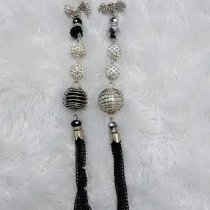 Bros dagu juntai kristal mutiara