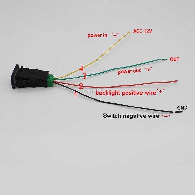 Product Introduction of For Suzuki Jimny 2019 2020 2021 Green Car Led Light Bar Power On Off switch Push button 22