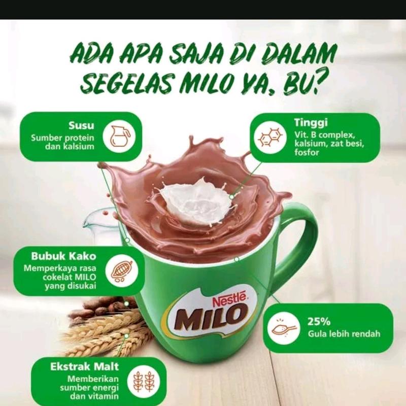 milo 1kg kemasan pouch kemasan ekonomis susu bubuj Balita Bubuk Milk 1