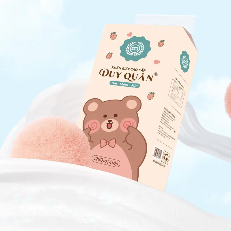{PQL} COMBO 6 Bịch Khăn Giấy Ăn Rút Treo Tường Duy Quân,  Mềm Mịn Và Dai Giấy Vệ Sinh 3