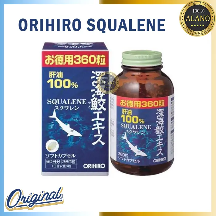 Orihiro Squalene Deep Ocean Sea Shark 360 Oil Original Japan