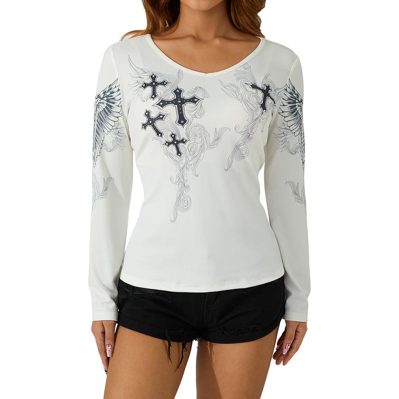 Y2k grunge long sleeve top buy