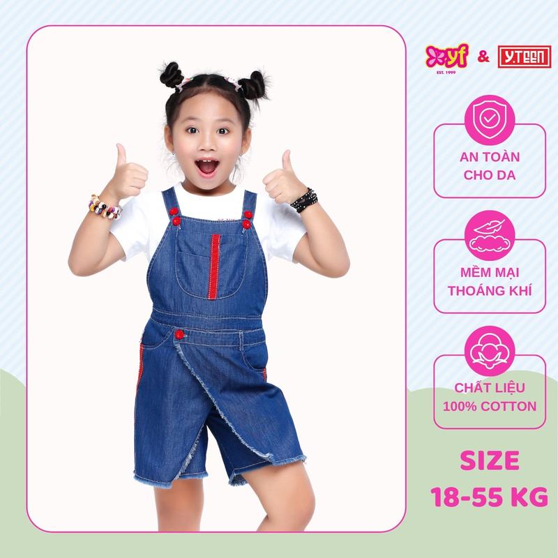 Yếm Quần Chất Liệu Jean Mềm (màu đậm) 9DX536 0