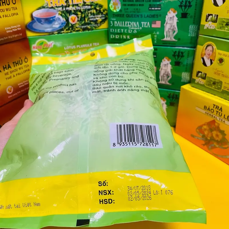 Trà Diệp hạ châu (chó đẻ răng cưa) Vĩnh Tiến 100 gói 1