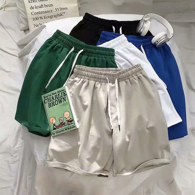Men's Shorts Trendy Brand Plus Size Casual Summer 2025 New Korean Style Trendy Large Shorts Sports Five-Point Pants Trendy Menswear Lingerie
