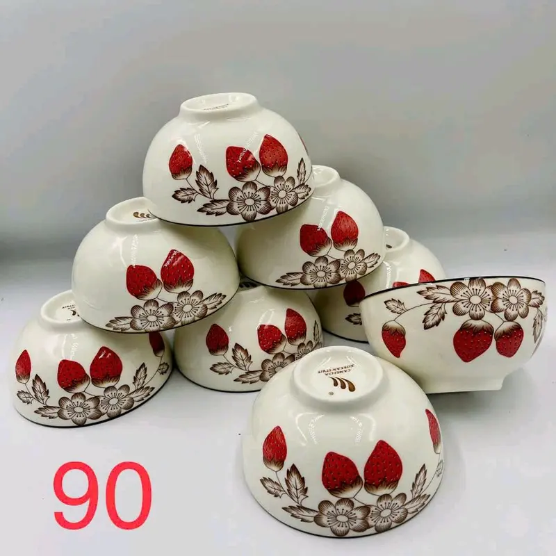 20Chén sứ cao cấp, men sáng bóng loại 1, hoạ tiết sắc nét có nhiều mẫu ạ. 2