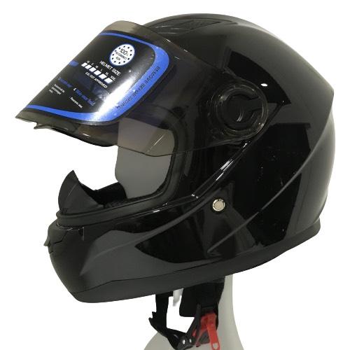  Mũ bảo hiểm Fullface kính chống lóa - BKtec  - BK31 - Màu đen bóng – Vòng đầu 57-59cm – Hàng chính hãng - Bảo hành 12 tháng 