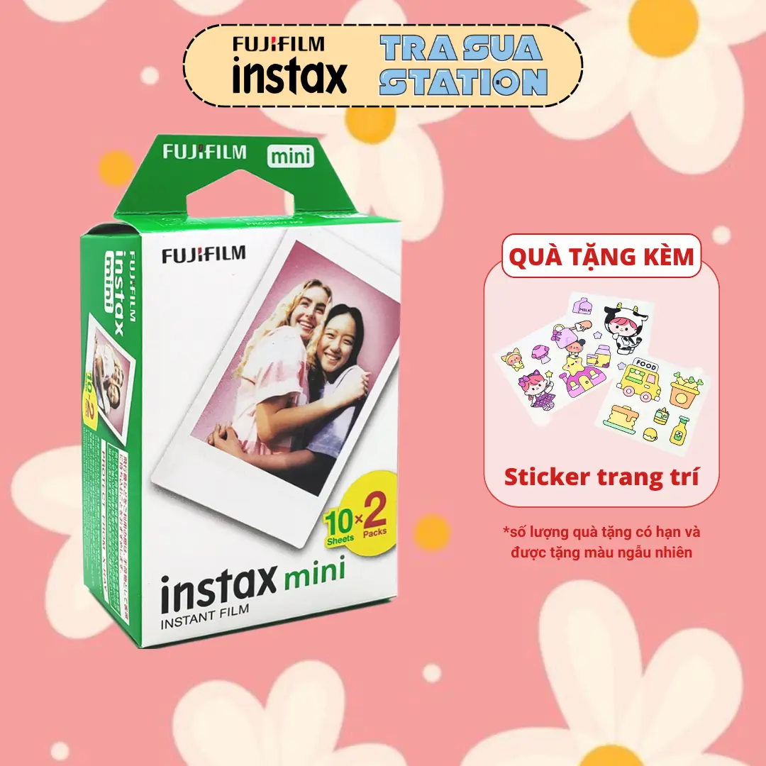 Film instax mini - Viền trắng (hàng chính hãng Fujifilm) - Hạn sử dụng xa
