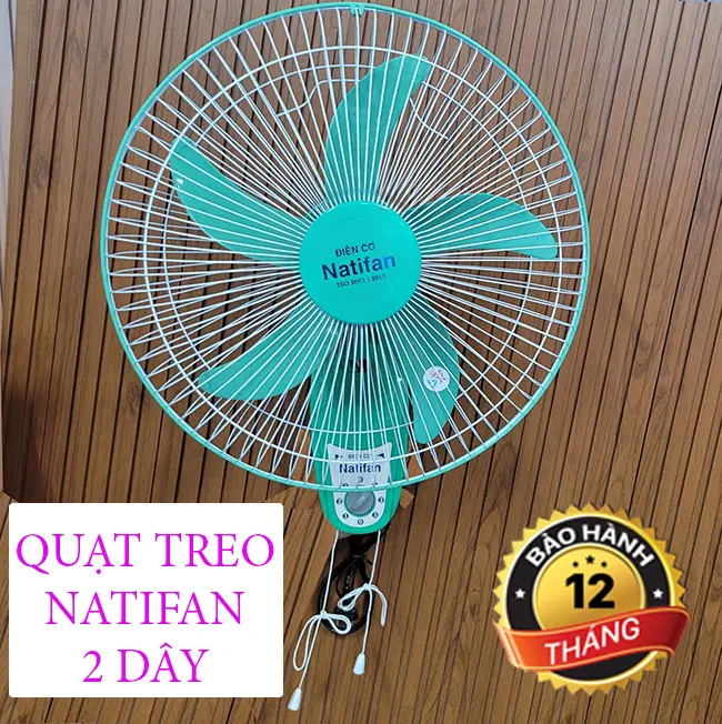 QUẠT TREO TƯỜNG NATIFAN 2 DÂY SIÊU MÁT QuạT 0
