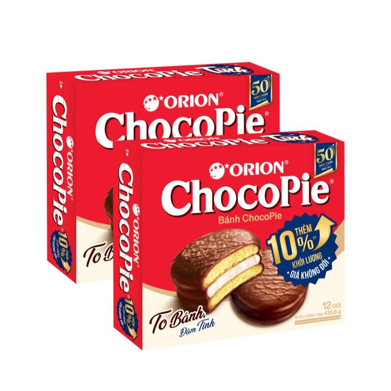 Hộp 8 Bánh Orion ChocoPie Tình Vị Truyền Thống 