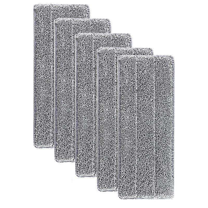 Microfiber Replacement Mop Pad, 5pcs Washable Mop Pad, Dust Removing Mop Pad, Household Mop Head Cleaning Pad, Durable Cleaning Products 0