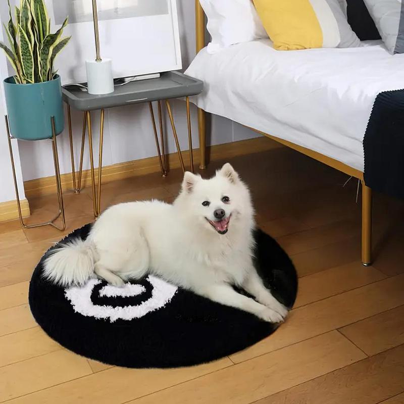 Round Billiards Pattern Rug, 1 Count Modern Non-slip Floor Mat, Soft Absorbent Floor Carpet for Home Living Room Bedroom, Dining Room Rug,  The Rug 5