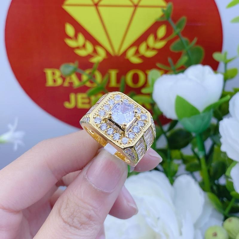 Nhẫn nam lk14 mạ vàng 18k bền đẹp