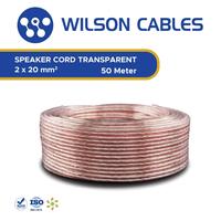 Gambar Kabel Audio 2x20 50 Meter TR - Speaker Cord Wilson Cables - 50 Meter dari Wilson Cables Kab. Tangerang 1 Tokopedia