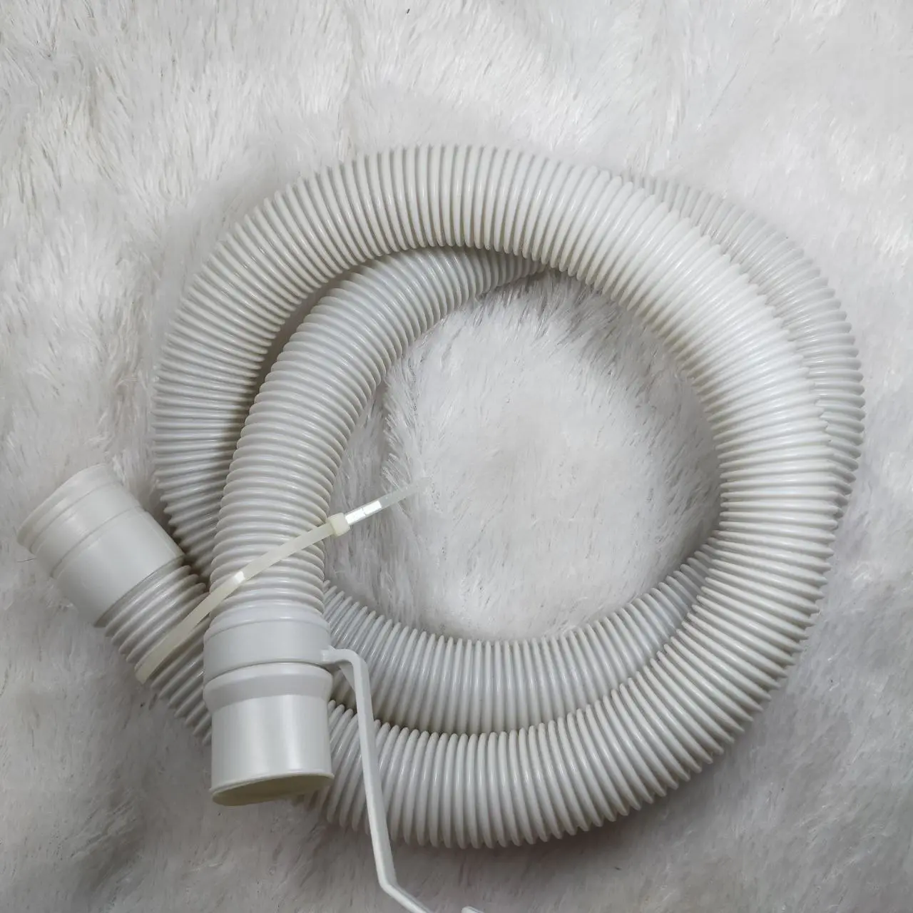 Selang Mesin Cuci 1,3 meter Pembuangan Air Mesin Cuci Elastis Panjang 130 CM Buangan Air 1 Tabung Slang Universal Untuk Semua Segala Merk Merek Air Keluar Termurah Putih Krem Cream Abu Abu