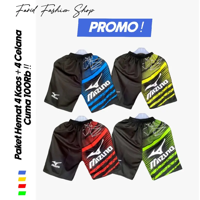 PAKET HEMAT 4 kaos + 4 celana kolor  100 Rb 2