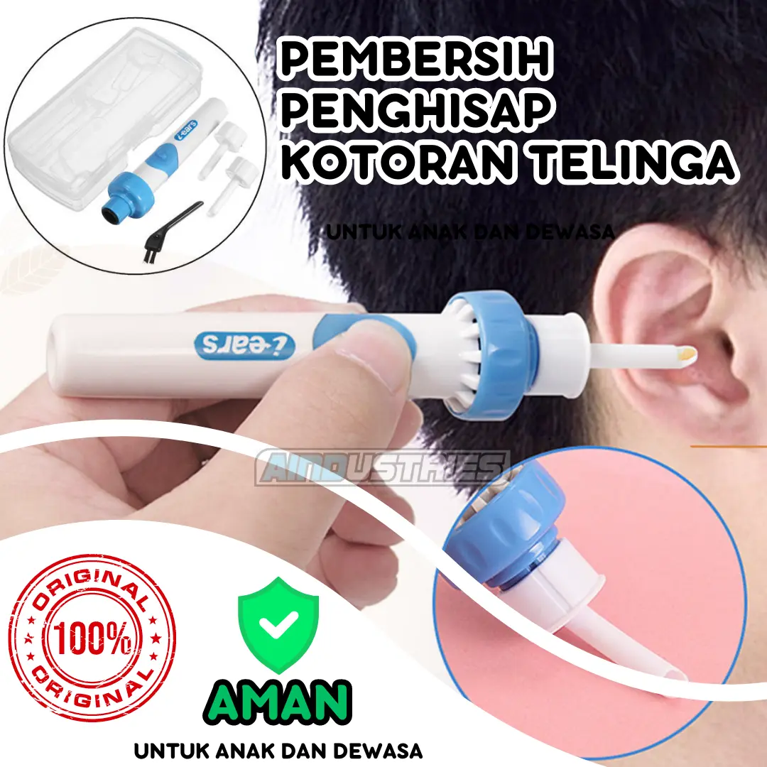 Pembersih Telinga Sedot Kotoran Kuping Vacuum Ears Hisap Vakum Elektrik