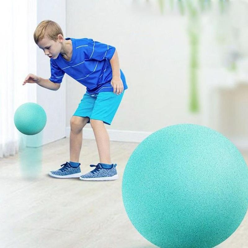 Product Introduction of Silent Basketball Foam Basketball Indoor Silent Training Children Patting Elastic Ball Toy Basketball Training Ball 42