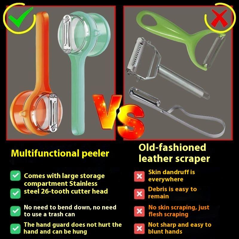 Multifunctional Paring Knife Storage Type Household Kitchen Dedicated Fruit Potato Peeling Artifact Fruit Peeler Utensils 2
