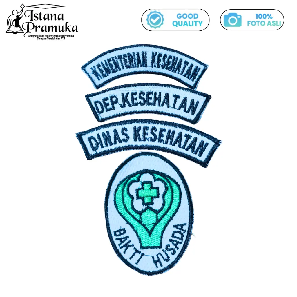 Logo Bordir Bakti Husada / Dinas Kesehatan / Departemen Kesehatan - Istana Pramuka Gelora