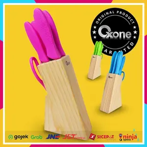 Pisau Dapur Oxone OX-961 Pisau Dapur Set Oxone Stainless - Colorfull