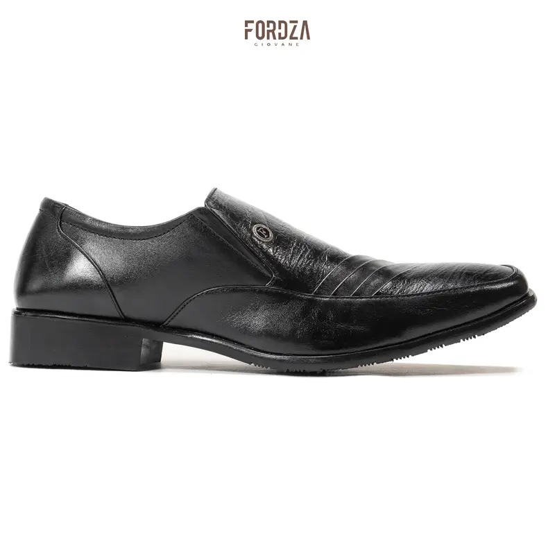 Sepatu Pantofel Pria Slip On Loafers Leather Sepatu Kerja Fordza F7005 4