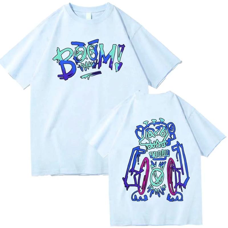 Product Introduction of Popular Anime Arcane Jinx Graffiti 3D Printed T-shirt for Men and Women in Large Size, Loose O-Neck, Summer Casual Short sleeved T-shirt Clothing Top 6