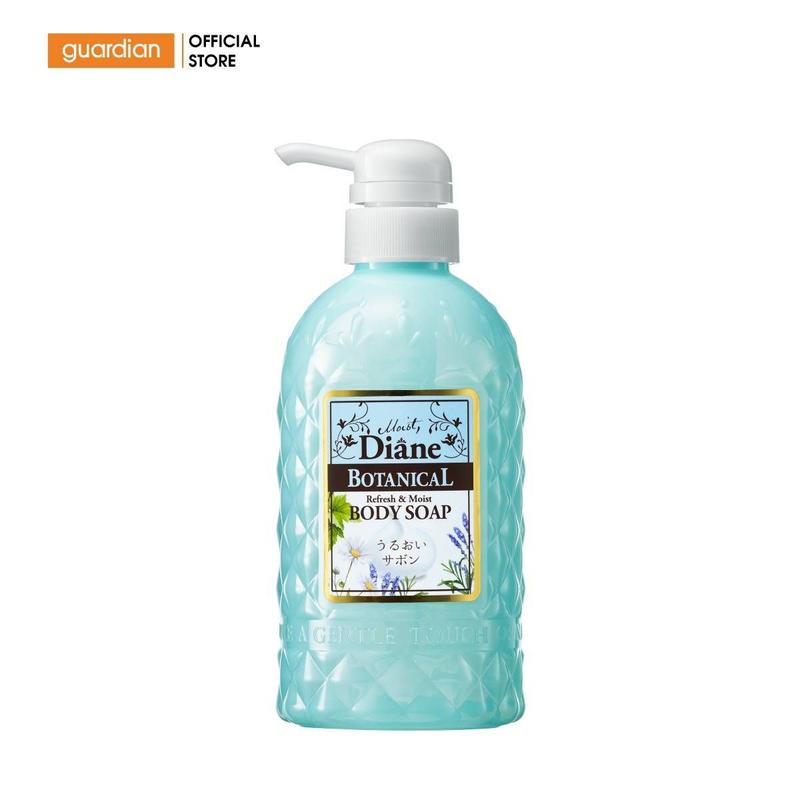 Sữa Tắm Cấp Ẩm Cho Da Khô Và Da Nhạy Cảm Moist Diane Refresh & Moist Hương Bạc Hà 500Ml