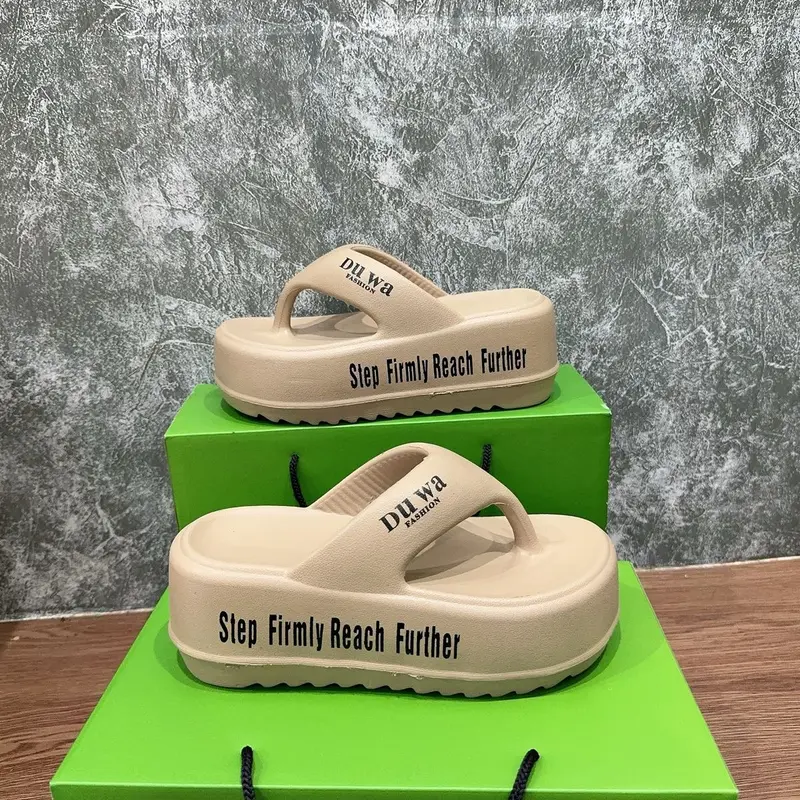 [ 1 ] Dép kẹp nhẹ nâng đế  cao 7cm êm chân và bền ạ DéP Nữ  Shoes - Hỗ Trợ Đổi Size ! 4