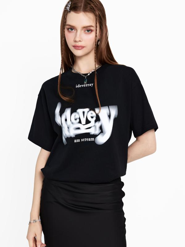 (HỘP HOA TRẮNG) LÂ Áo thun unisex cao cấp chính hãng IDeverRAY quà tặng cho người yêu thương x Tiểu Vy [HEARTBEAT - Rung động] Signature form oversize chất liệu cotton định lượng 260gsm
