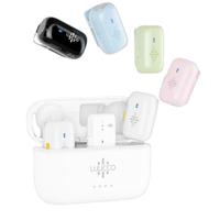 Gambar LUUCCO MiniPods-K2 Wireless Lavalier Microphone MiniPods K2 Wireless Mic (USB C) - Pink dari Doss Bandung Kota Bandung 2 Tokopedia