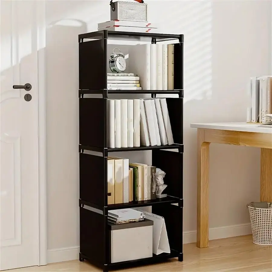 Adjustable Stackable Bookshelf, 1 Count Space Saving Storage Organizer for Home, Bedroom, Kitchen, Living Room, School Dormitory