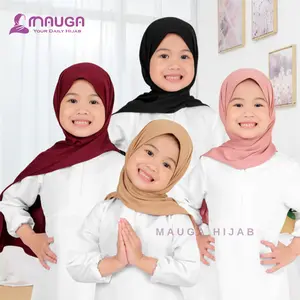 Kerudung Pashmina Instan Anak Bahan Jersey Jilbab Instan Anak Nyaman