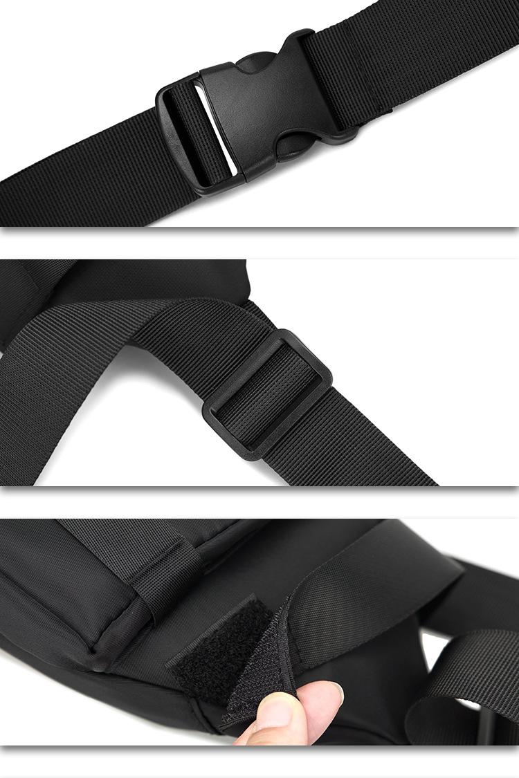 Product Introduction of 2025 New Trendy Crossbody Bag for Men Summer Ins Japanese Style Small Backpack Student Sports Waist Bag Unisex Casual Shoulder Chest Bag 13