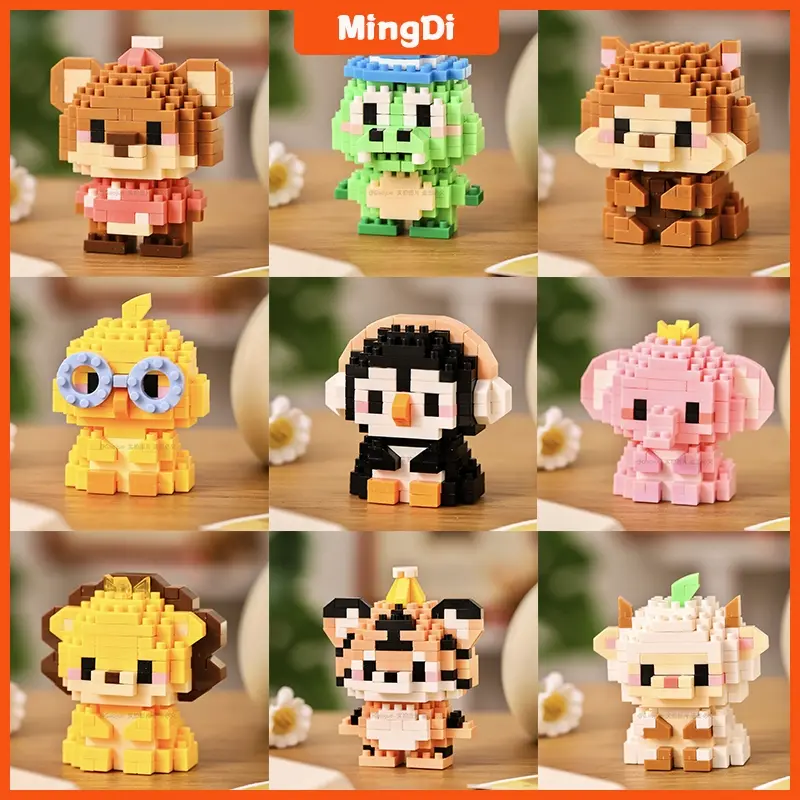 BRICKS NANO BLOCKS MAINAN EDUKASI MINI BLOCKS ANIMALS MAKE A WISE LIFE 0