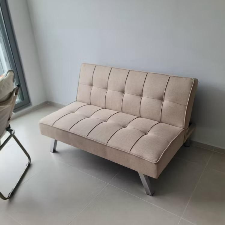Product Introduction of Ghế Sofa Mini 3 Trong 1 Dài 1m2 [Giao Hàng Miễn Phí] - Sofa Giường Nằm Gấp Gọn Vải Nhung - Nỉ - Da sofa nệm  gấp ghế  sofa combo 25