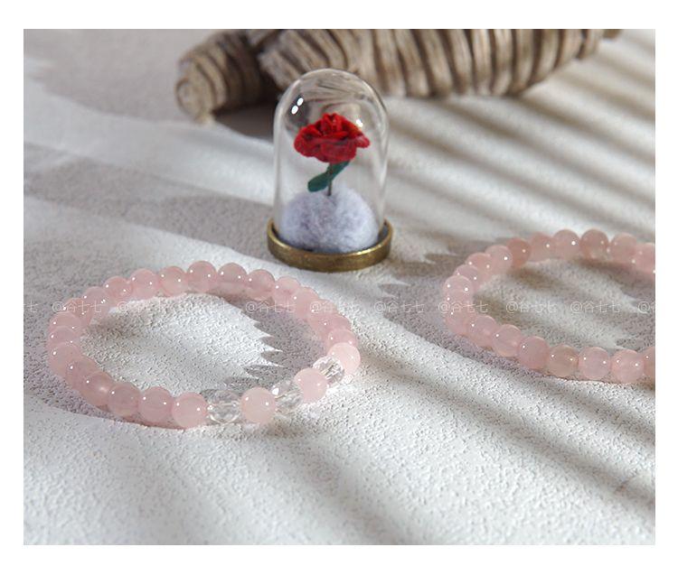 Product Introduction of Vòng Tay Pha Lê Hồng, Furong, Phong Cách Ins, Độc Đáo Và Dễ Thương, Vòng Tay Pha Lê Hồng Ngọt Ngào Thích Hợp Cho Bạn Gái, Dễ Phối Đồ, Lý Tưởng Làm Quà Tặng Sinh Viên vòng  tay  1  chỉ vòng  tái  sinh  tây  tạng 9
