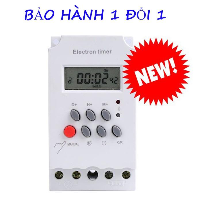  Bộ công tắc hẹn giờ bật tắt điện tự động KG316T-II 25A 220V bản khóa phím 
