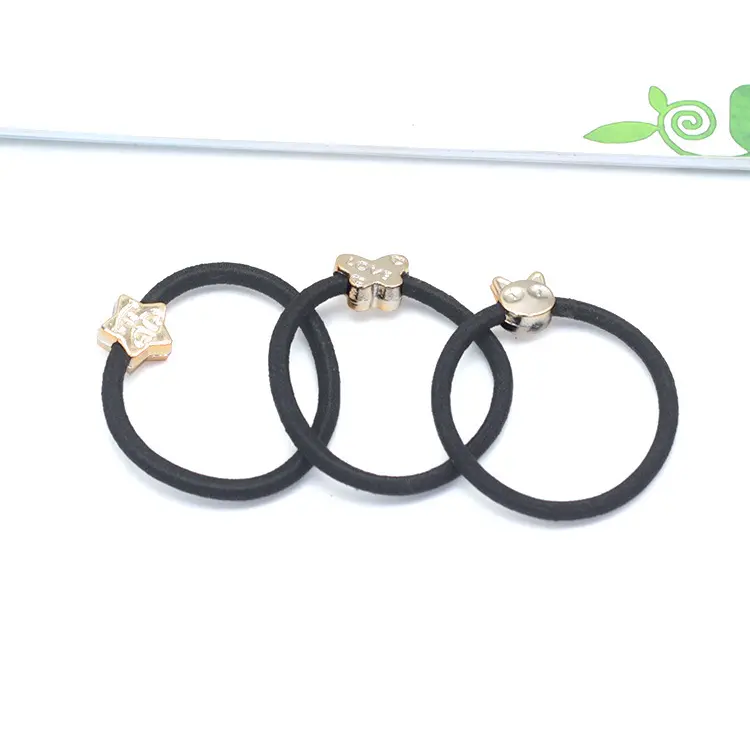 Dây Buộc Tóc Hạt Vàng, Phụ Kiện Tóc Mới, Dây Buộc Tóc Phong Cách Hàn Quốc, Dây Buộc Tóc Co Giãn, Đồ Trang Trí Tóc